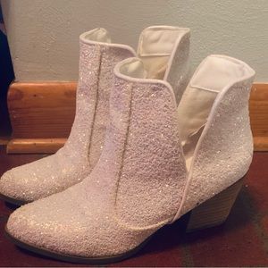 Glitter bootie